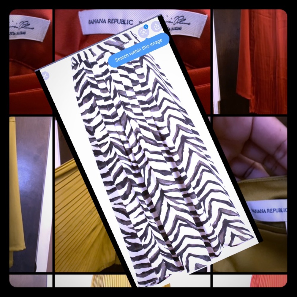 Banana Republic Zebra Print Skirt